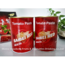 400g 28-30% de pasta de tomate enlatada